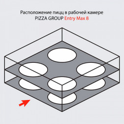 Піч для піци Pizza Group Entry Max 8 (380)